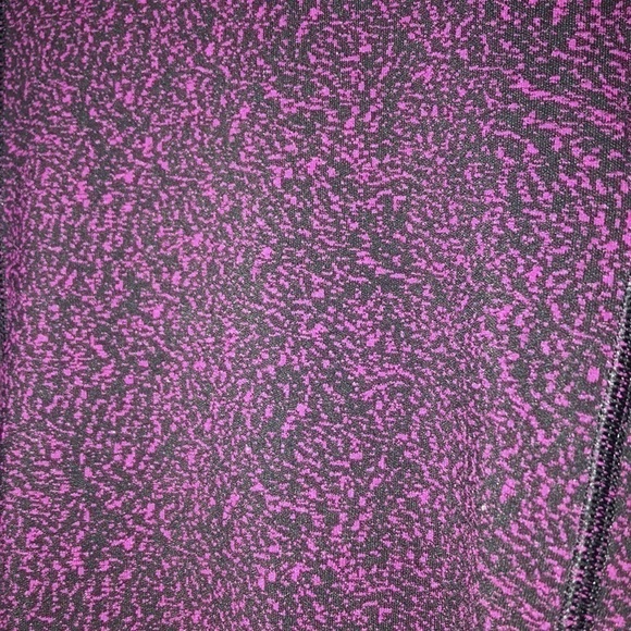 Athleta Purple and Black Speckle Leggings Size Medium - Picture 2 of 6